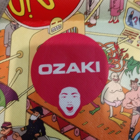 OZAKI flat tote NEW from CES LV 2015 limited print - Picture 3 of 15